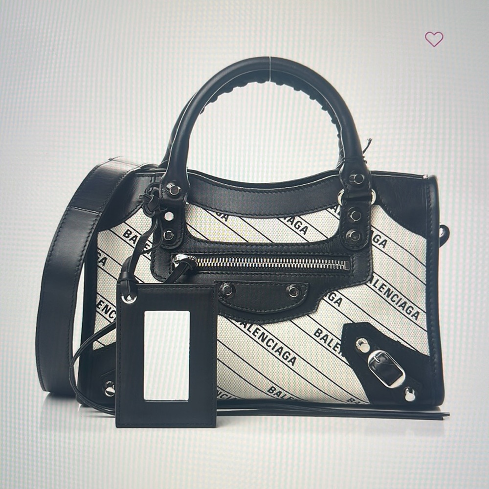 Balenciaga white canvas City bag - Picture 6 of 7